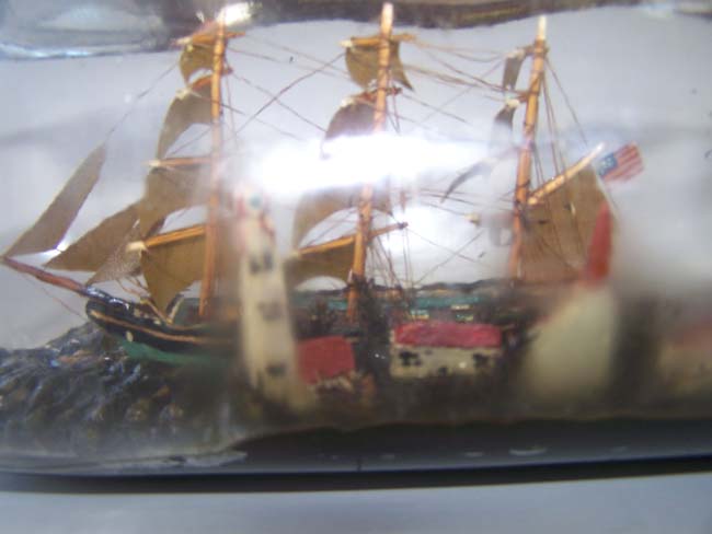 A Wonderful sailor-made Ship-in- Bottle circa 1900-1920 — image 3